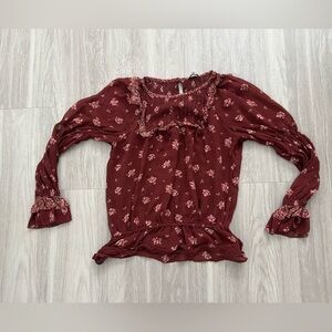 Joie sheer blouse xsmall